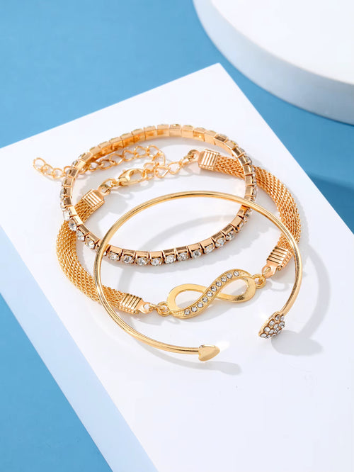 PACK 3 PULSERAS  AMOR INFINITO