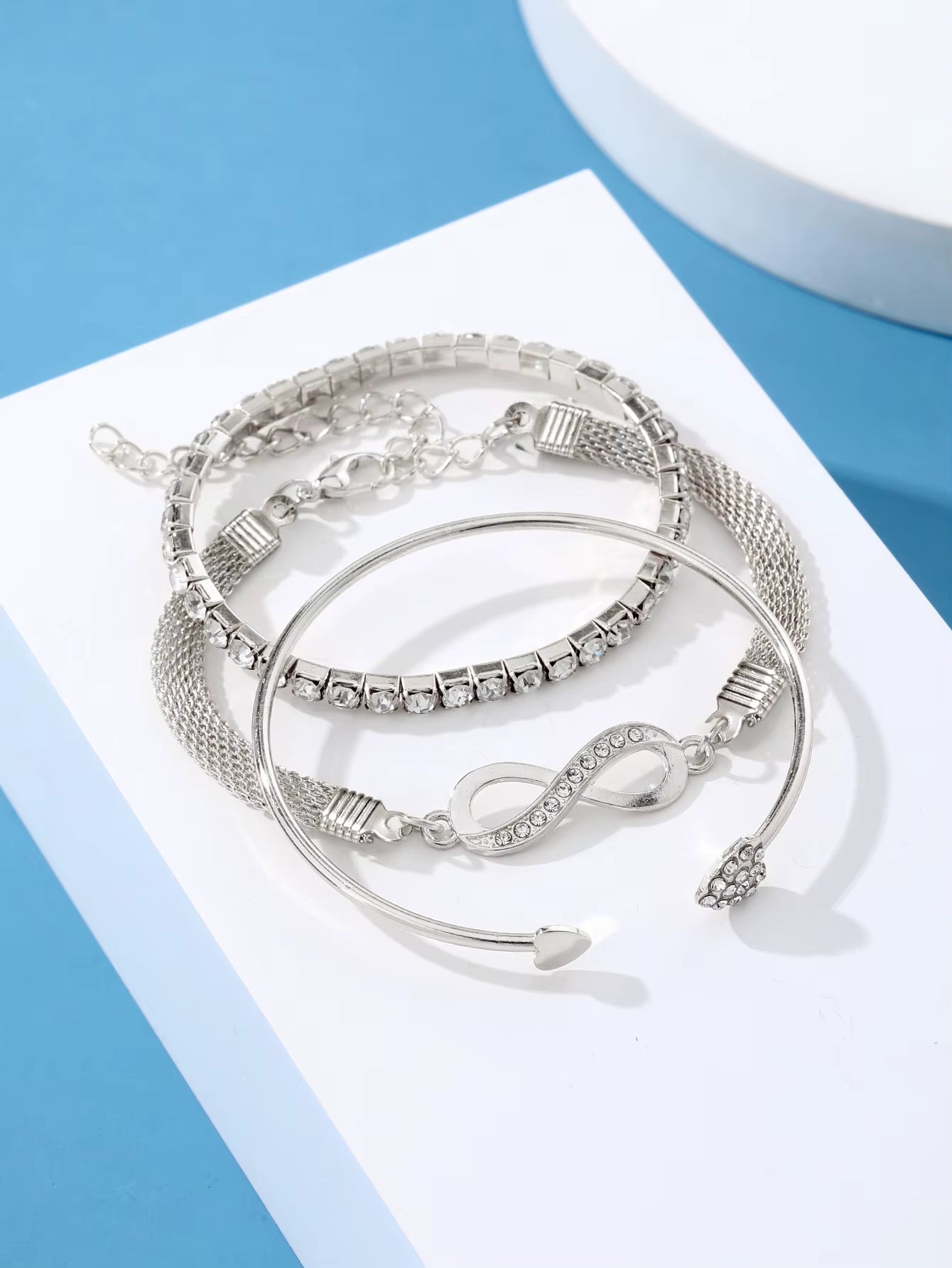 PACK 3 PULSERAS  AMOR INFINITO