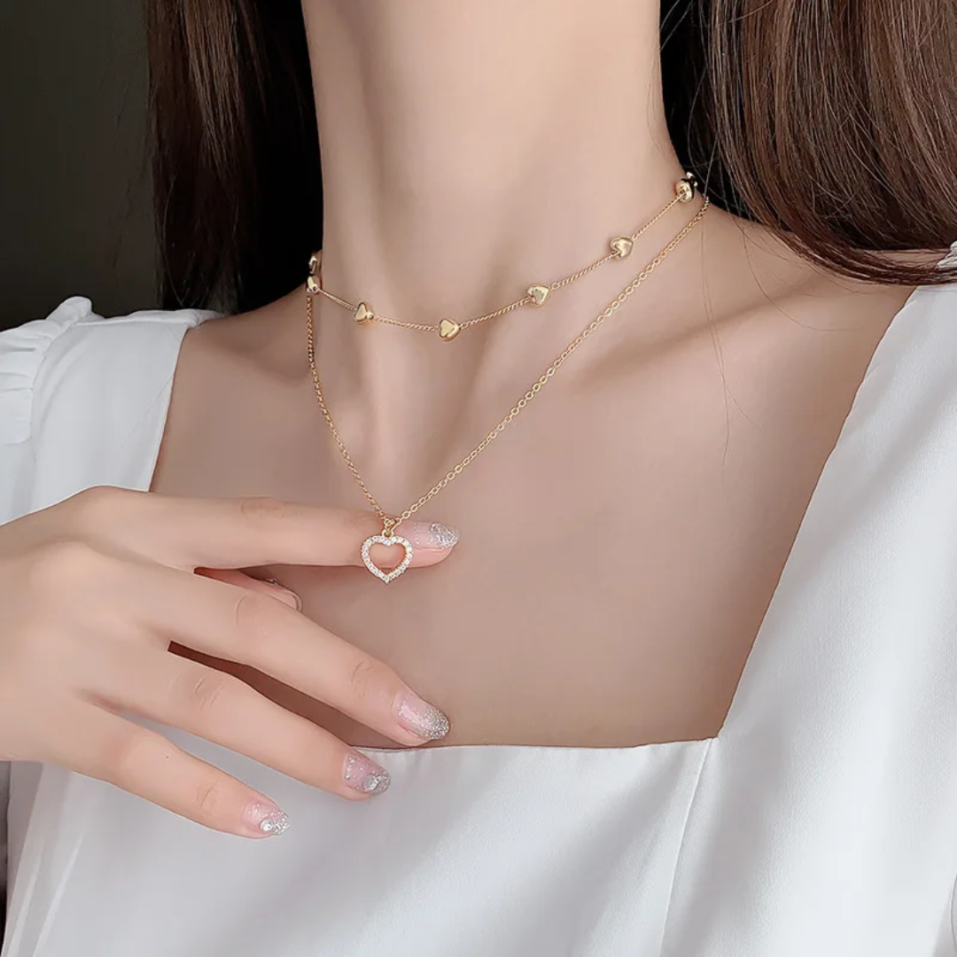 COLLAR DE CORAZONES