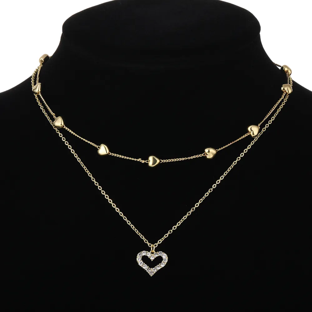 COLLAR DE CORAZONES